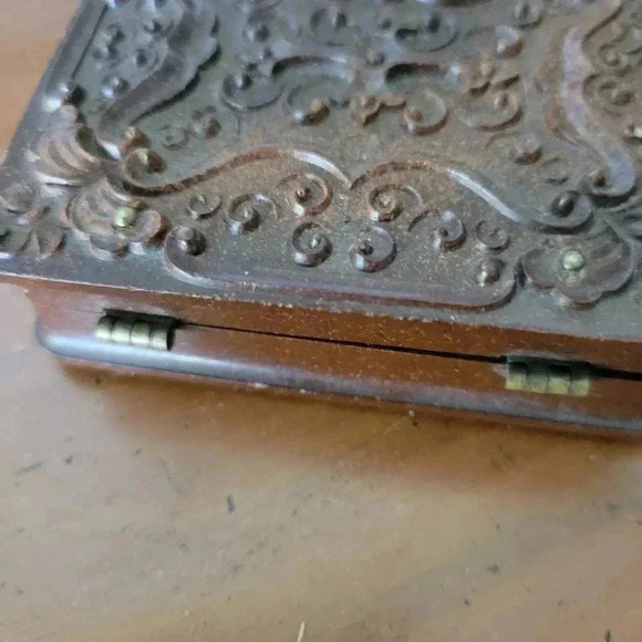 Antique Early Bakelite Double Frame  in Folding Travel Case - Picture 3 of 8